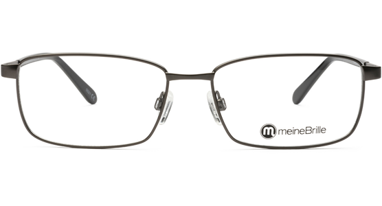 meineBrille 04-12090-01, Dunkel Gun matt / Schwarz glänzend - Ansicht 3