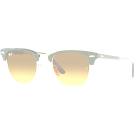 Ray-Ban Clubmaster Folding RB2176 136885 Sonnenbrille Unisex Fassung Grün Kunststoff Eckig Glasfarbe Braun