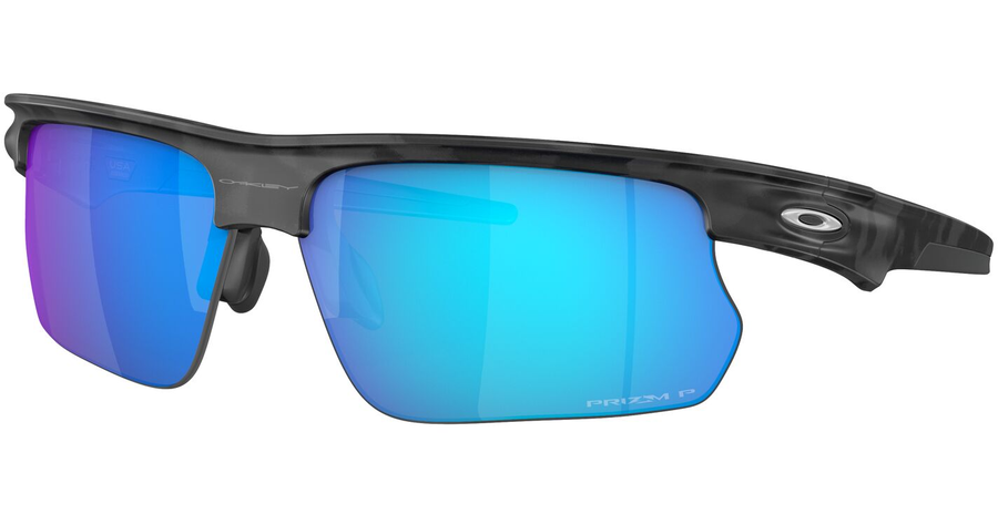 Oakley BiSphaera Prizm Sapphire Polarized OO9400 940005 - Sonnenbrille Unisex - Fassung: Grau, Kunststoff, Rechteck - Glasfarbe: Blau