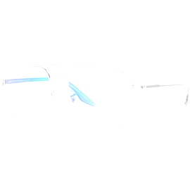 Ray-Ban RB3699 004/3F Glänzendes Gunmetal/Blau - Sonnenbrille Unisex - Fassung: Silber, Metall, Eckig - blaues Glas