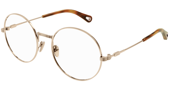 Chloé Brille CH0179O Gold Damen Metall Rund - Ansicht 2