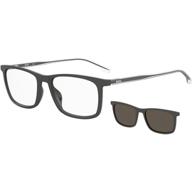 HUGO BOSS BOSS 1150/CS  FRE MATT Grau Brille mit Sonnenclip