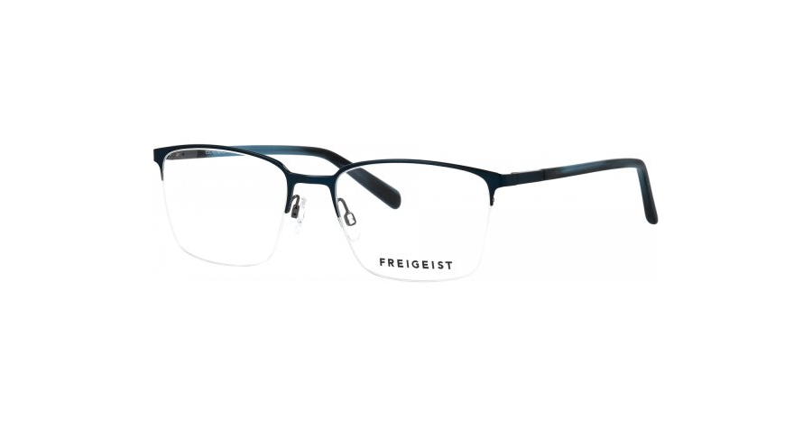 Freigeist Brille 862055 57 70 Herren Fassung: Blau, Metall, Halbrand