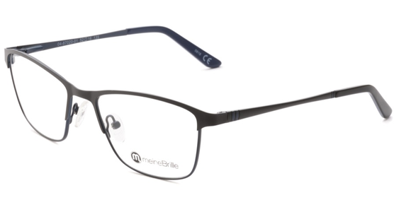 meineBrille 04-87020-01, Schwarz/Blau Matt links - Ansicht 2