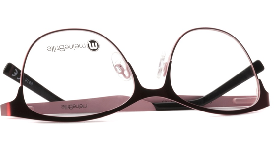 meineBrille 04-87010-02, Rot/Rosa Matt umgedreht - Ansicht 6