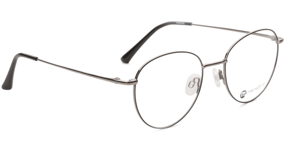 meineBrille 04-96090-01, Schwarz/Gun Glänzend rechts - Ansicht 6