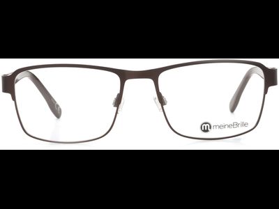 meineBrille 04-96010-02, Dunkel Braun Matt front