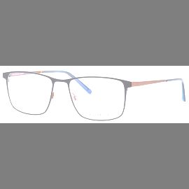 Freigeist Brille 862034 59 70 Herren Fassung: Blau, Metall, Vollrand, Rechteckig