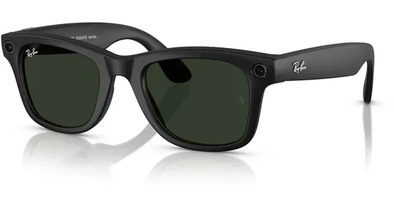 Ray-Ban Meta Wayfarer RW4006 601S1M 50 Matt Schwarz selbsttönende Gläser Graphit Grün (Gen 1) - Ansicht 3
