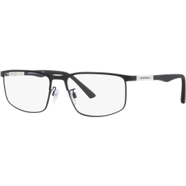 Emporio Armani EA1131 3001 - Brille Herren - Fassung: Schwarz, Metall, Eckig - Glasfarbe: Grau