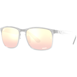 Ray-Ban RB4264 Chromance 876/6B - Sonnenbrille Herren - Fassung: Grau, Kunststoff, Eckig - Glasfarbe: Lila