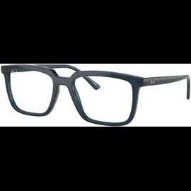 Ray-Ban Brille Alain RX7239 8256, Dunkelblau glänzend - MEDIUM