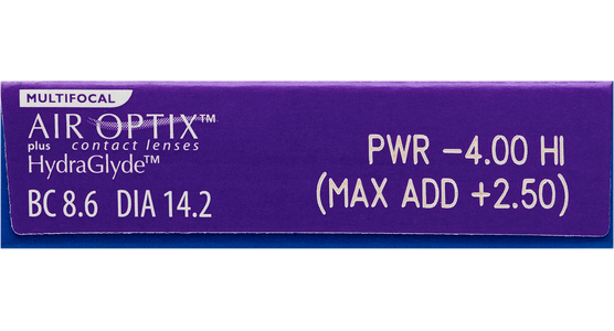 Air Optix plus HydraGlyde Multifocal Monatslinsen Gleitsichtkontaktlinsen – 6er Pack - Ansicht 5