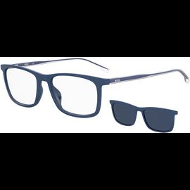 HUGO BOSS BOSS 1150/CS  FLL MATTE Blau Brille mit Sonnenclip