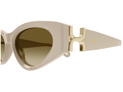 Chloé Sonnenbrille Damen Chloé CH0259S 52 IVORY Ansicht 3