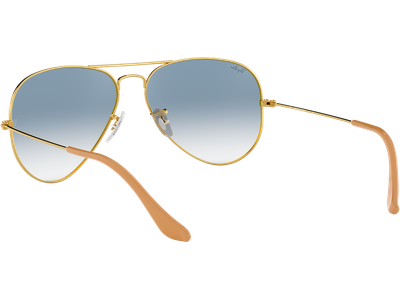 Ray-Ban Aviator Gradient RB3025 001/3F Gold/Blau 58 - MEDIUM - Ansicht 5