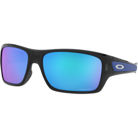 Oakley Turbine OO9263 926356 - Sonnenbrille Herren - Fassung: Schwarz, Kunststoff, Rechteck - Glasfarbe: Blau