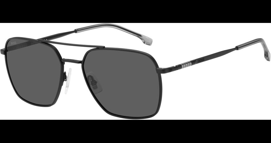 HUGO BOSS BOSS 1414/S - Sonnenbrille Herren - Fassung: Schwarz, Metall