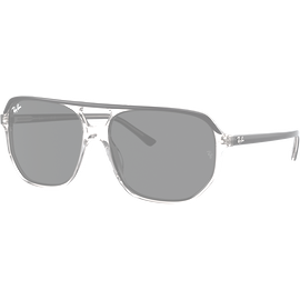 Ray-Ban Bill One RB2205 1396B1 - Sonnenbrille Unisex - Fassung: Grau, Kunststoff, Irregulär - Glasfarbe: Grau