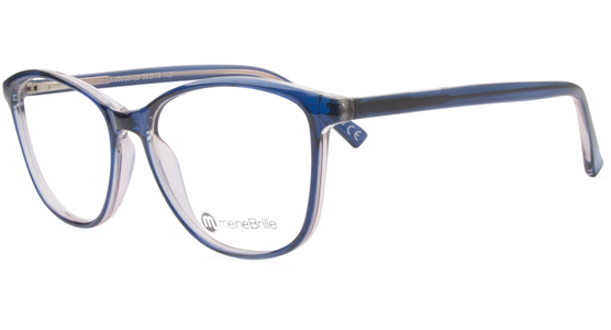 meineBrille 04-96050-02, Dunkel Blau/Blau Havanna links - Ansicht 2