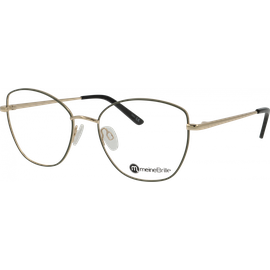 meineBrille 04-40110-02, Sandgrau/Gold glänzend Brille