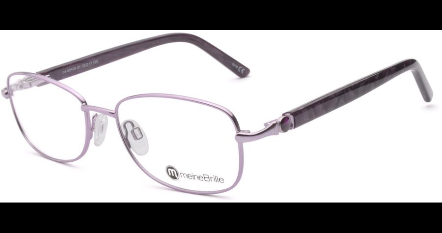 meineBrille 04-69100-01, Flieder/Violett Ovale Brille