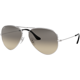 Ray-Ban Aviator Gradient RB3025 003/32 Silber/Grau 58 Sonnenbrille