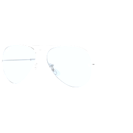 Ray-Ban Aviator Classic RB3025 003/02 Silber/Blau 58 - Sonnenbrille