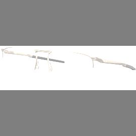 Oakley Voon OX3026 302602 - Brille Herren - Fassung: Silber, Metall, Eckig - Glasfarbe: Grau