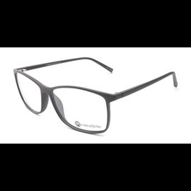 meineBrille 04-69020-02, Schwarz Matt Kunststoff Brille