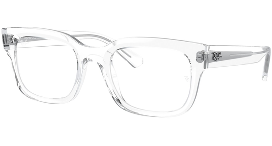 Ray-Ban Chad RX7217 8321, Glänzendes Transparent - Ansicht 4