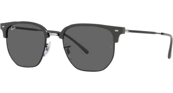 Ray-Ban New Clubmaster RB4416 6653B1 Sonnenbrille Unisex Fassung Grau Kunststoff Irregulär Glasfarbe Grau - Ansicht 2