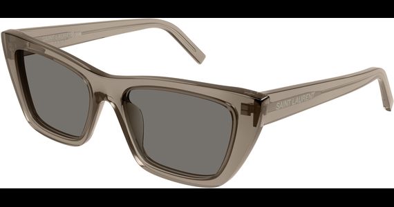Saint Laurent SL 276 MICA - 045 Braun/Hellgrau - Größe M Damen-Sonnenbrille - Ansicht 2