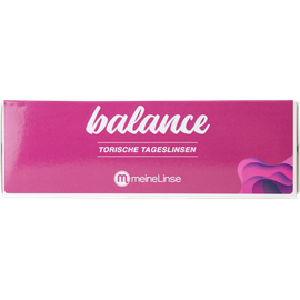 meineLinse balance torische Tageslinsen 30er Kontaktlinsen