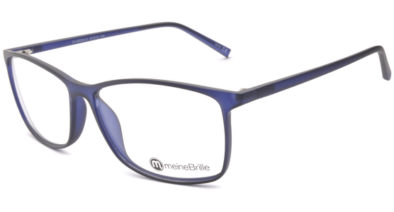meineBrille 04-69020-01, Blau Matt Kunststoff Brille - Ansicht 2