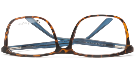 meineBrille 04-96060-02, Havanna/Petrolblau Matt umgedreht - Ansicht 6