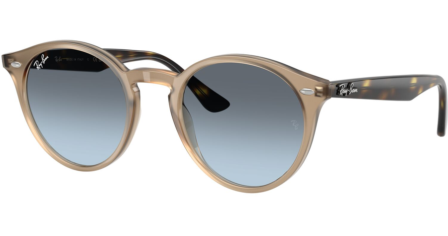 Ray-Ban RB2180 6788V1 - Sonnenbrille Unisex - Fassung: Braun, Kunststoff, Panto