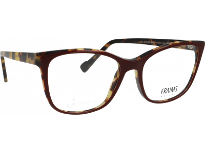 FRAIMS Brille Damen FRAIMS NATURE 03-31100-01 Ivy, Bordeaux / Havanna glänzend Ansicht 4