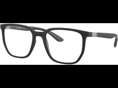 Ray-Ban Brille Unisex Ray-Ban RX7235 5204, Schwarz matt - XLARGE Ansicht 3