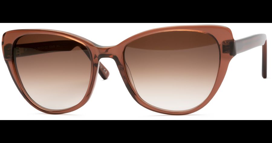 FRAIMS 13-08030-02 Alanis, Braun Transparent glänzend Cateye Sonnenbrille
