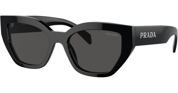 Prada PR A09S 1AB5S0 Sonnenbrille Schwarz Cateye Damen - Ansicht 2