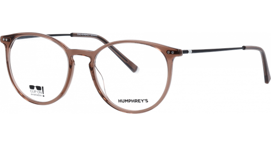 HUMPHREY´S 581069 61 5117 Braun Transparent - Brille Unisex - Fassung: Braun, Metall/Kunststoff, Panto - Ansicht 2