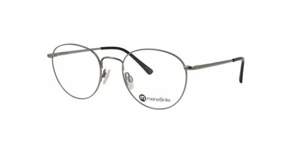 meineBrille 04-20200-02 Gun hell glänzend Schrägansicht links - Ansicht 2