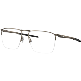 Oakley Brille Voon OX3026 302602 Silber/Schwarz Halbrand
