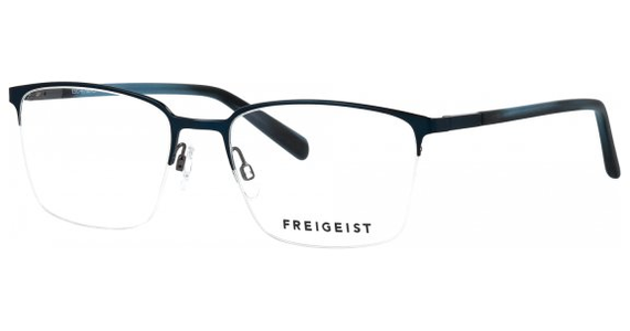 Freigeist Brille 862055 57 70 Herren Fassung: Blau, Metall, Halbrand - Ansicht 2