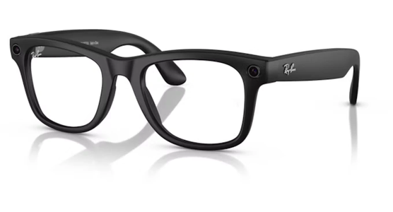 Ray-Ban Meta Wayfarer RW4006 601S1M 50 Matt Schwarz selbsttönende Gläser Graphit Grün (Gen 1) - Ansicht 2