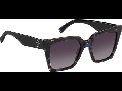 Tommy Hilfiger Sonnenbrille Damen Tommy Hilfiger TH 2100/S 53 Blau Havanna Ansicht 5