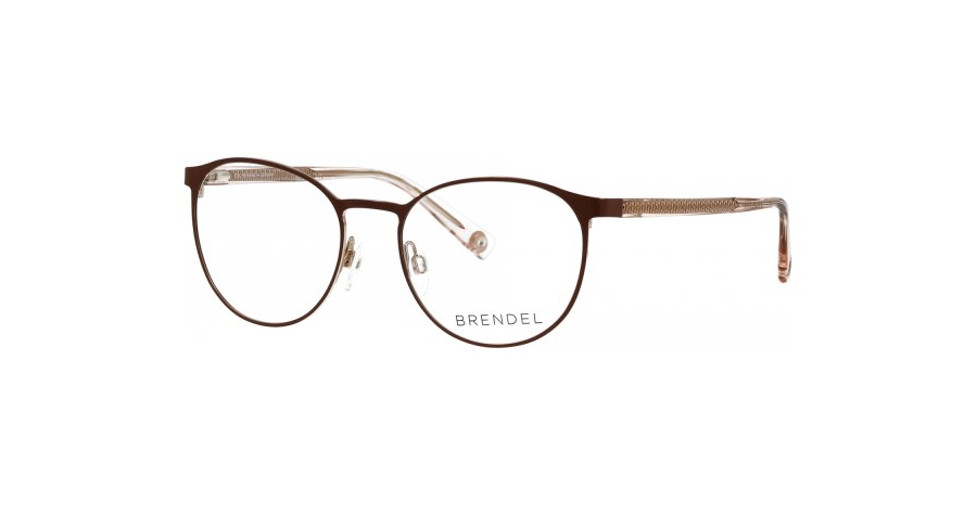 Brendel 902421 52 60 Runde Brille Damen Braun Metall