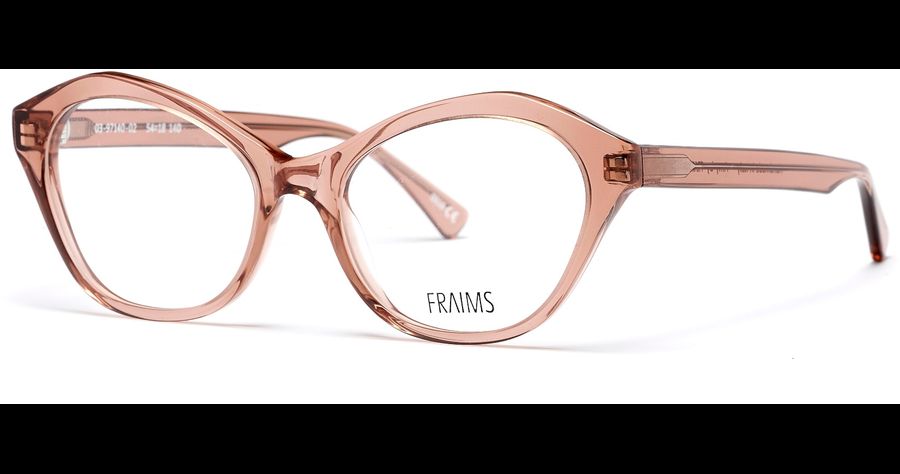 FRAIMS 03-97140-02 Amy, Smoke Rose Kristall Cateye Brille