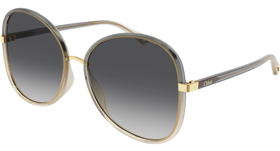 Chloé CH0030S GREY Schmetterling Sonnenbrille - Ansicht 2